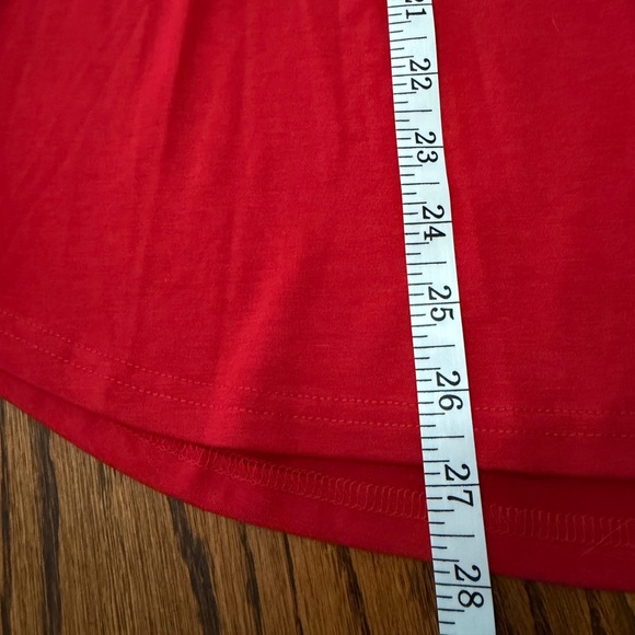 Romanstii Women’s Casual V-Neck Loose Puff Long Sleeve Tunic Top Red XL NWT - Picture 11 of 11